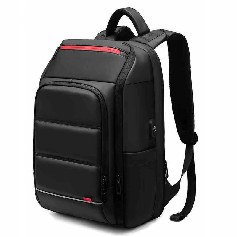 Exclusive Waterproof USB Charge Laptop Backpack — Black — Lifestyle View