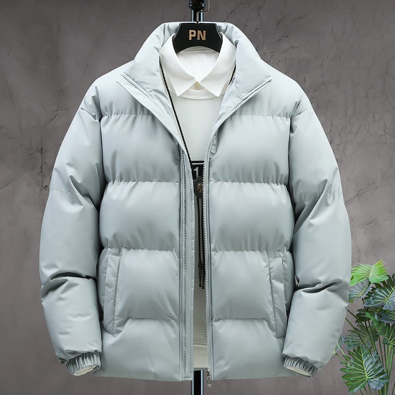Exclusive Winter Stand-collar Cotton Coat — Black — Size S — Alternate View 12