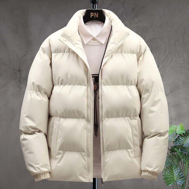 Exclusive Winter Stand-collar Cotton Coat — Black — Size S — Alternate View 8