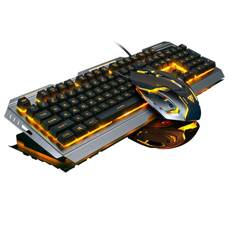 Exclusive Wired gaming keyboard — Tricolor rainbow — Front View