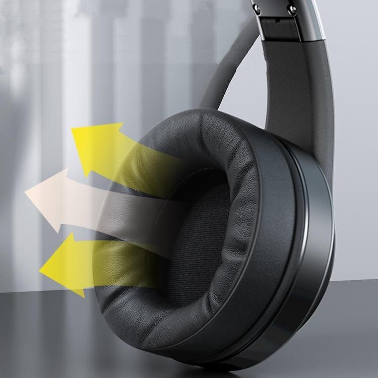 Exclusive Wireless Noise Reduction With Headset Bluetooth Earphones — Black — Size Standard Edition — Detail View