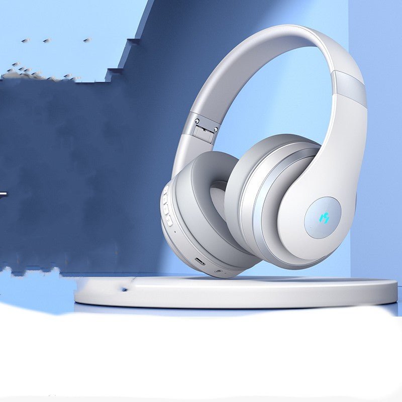 Exclusive Wireless Noise Reduction With Headset Bluetooth Earphones — Black — Size Standard Edition — Back View
