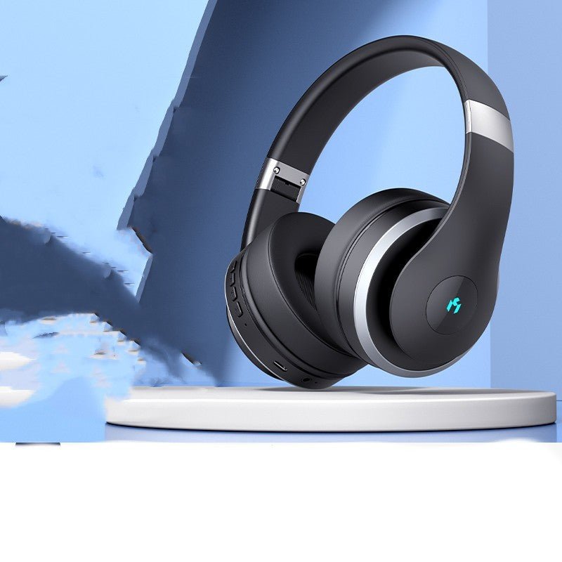 Exclusive Wireless Noise Reduction With Headset Bluetooth Earphones — Black — Size Standard Edition — Side View