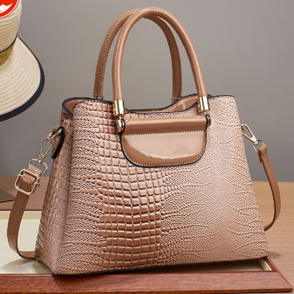 Exclusive Women's Fashion Shoulder Messenger Bag — Black — Lifestyle View