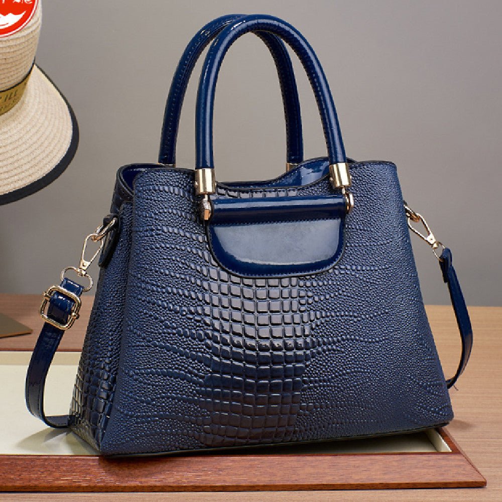 Exclusive Women's Fashion Shoulder Messenger Bag — Black — Detail View