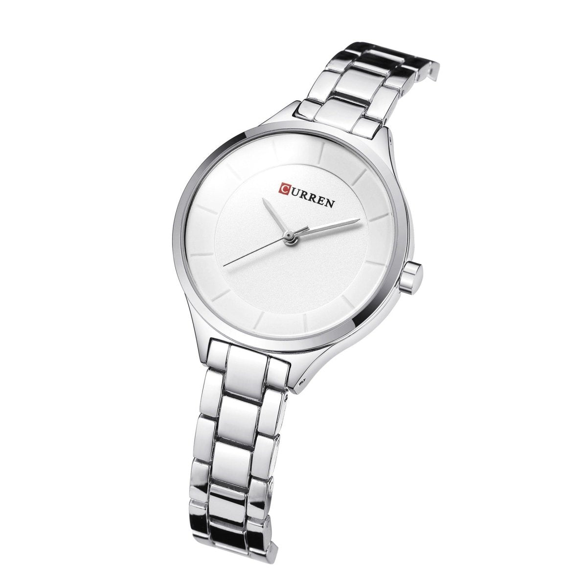 Exclusive Women's Korean-style Casual Watch — Rose Shell Black — Lifestyle View