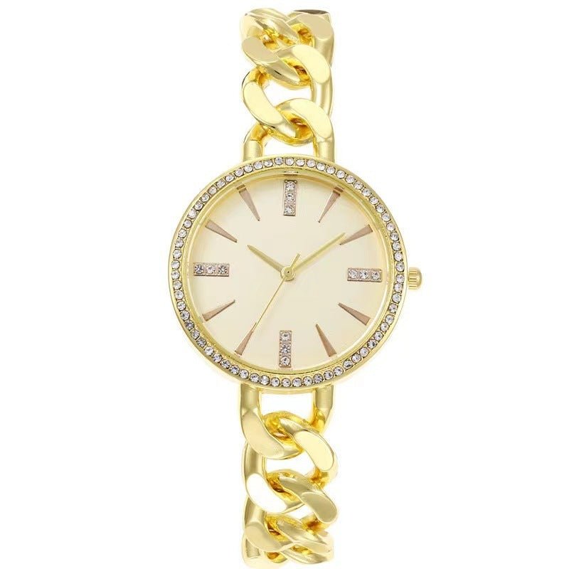 Exclusive Women's Simple Thin Strap Bracelet Watch — Watch — Back View