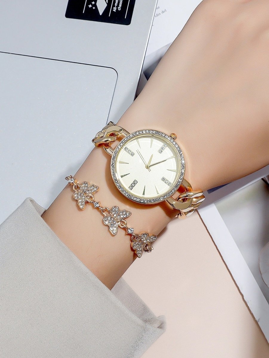 Exclusive Women's Simple Thin Strap Bracelet Watch — Watch — Detail View