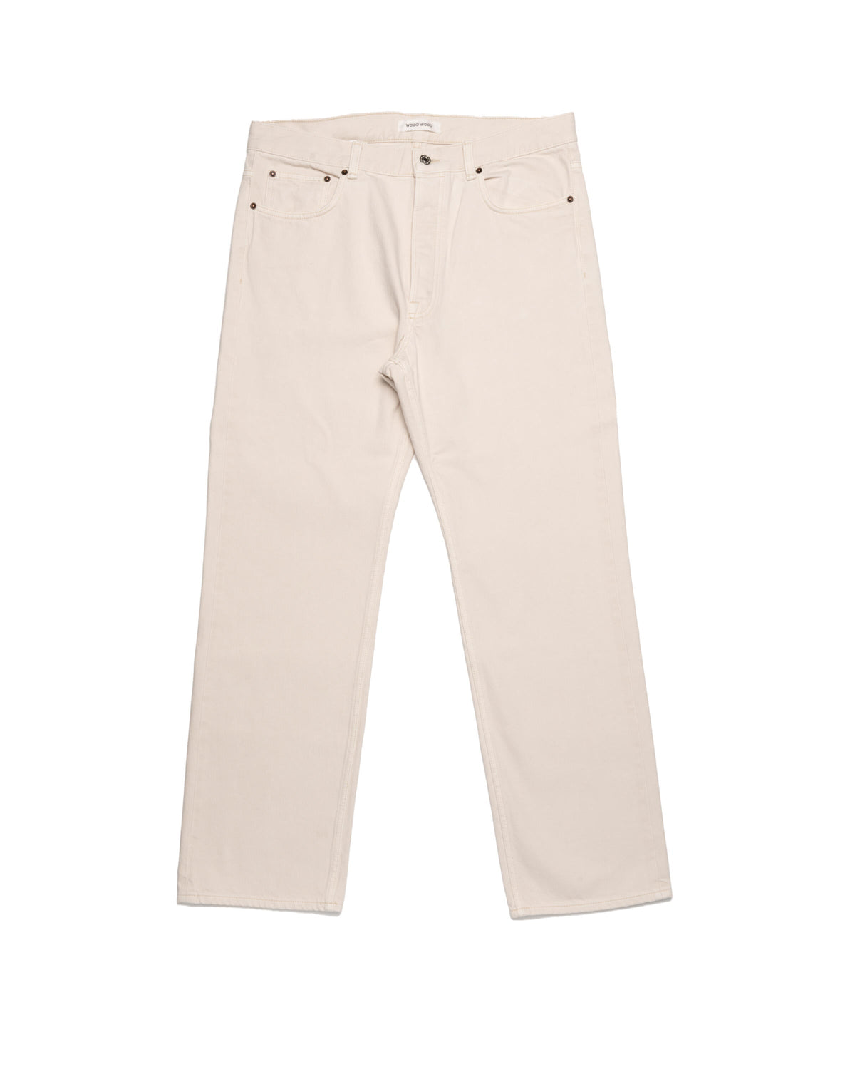 Exclusive Wood Wood Al rigid denim straight fit — 28 — Front View